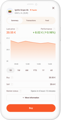 „Swedbank“ investavimo žaidimas screenshot