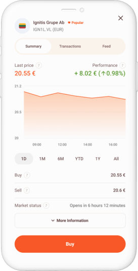 „Swedbank“ investavimo žaidimas screenshot